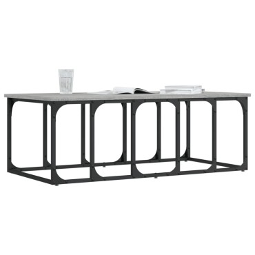 vidaXL Τραπεζάκι Σαλονιού Γκρι Sonoma 100x50x35,5cm Επεξεργ. Ξύλο 1 τεμ.