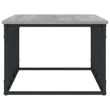 vidaXL Τραπεζάκι Σαλονιού Γκρι Sonoma 100x50x35,5cm Επεξεργ. Ξύλο 1 τεμ.