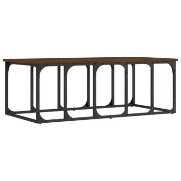 vidaXL Τραπεζάκι Σαλονιού Καφέ Δρυς 100x50x35,5cm Επεξεργασμένο Ξύλο 1 τεμ.