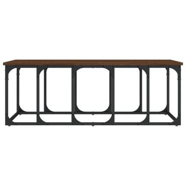 vidaXL Τραπεζάκι Σαλονιού Καφέ Δρυς 100x50x35,5cm Επεξεργασμένο Ξύλο 1 τεμ.