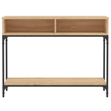 vidaXL Τραπέζι Κονσόλα Sonoma Δρυς 100x30,5x75cm Επεξεργασμένο Ξύλο 1 τεμ.