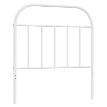 vidaXL Κεφαλάρι Λευκό Μεταλλικό 85x3x100cm 1 τεμ.