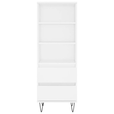 vidaXL Ντουλάπι Λευκό 40x36x110cm από Επεξεργασμένο Ξύλο 1 τεμ.