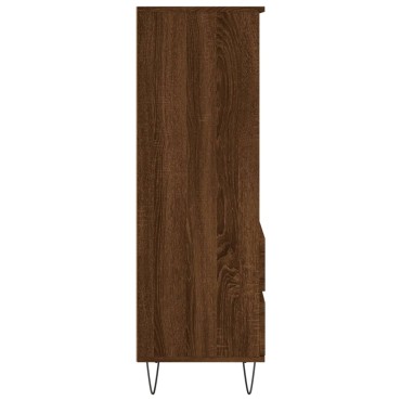 vidaXL Ντουλάπι Καφέ Δρυς 40x36x110cm από Επεξεργασμένο Ξύλο 1 τεμ.