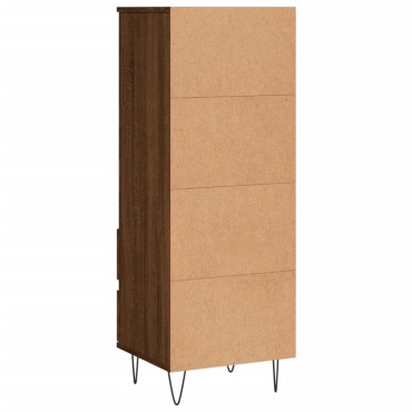 vidaXL Ντουλάπι Καφέ Δρυς 40x36x110cm από Επεξεργασμένο Ξύλο 1 τεμ.