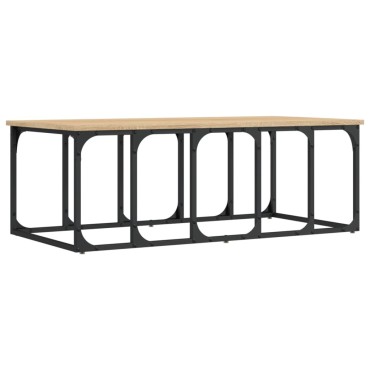 vidaXL Τραπεζάκι Σαλονιού Sonoma Δρυς 100x50x35,5cm Επεξεργ. Ξύλο 1 τεμ.