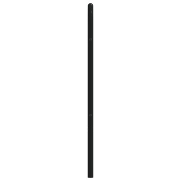 vidaXL Κεφαλάρι Μαύρο Μεταλλικό 198x3x100cm 1 τεμ.