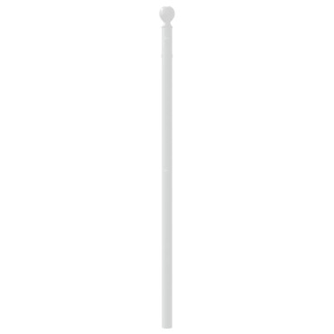 vidaXL Κεφαλάρι Λευκό Μεταλλικό 105x3x97cm 1 τεμ.