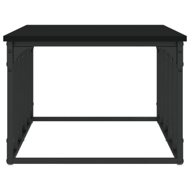 vidaXL Τραπεζάκι Σαλονιού Μαύρο 100x50x35,5cm από Επεξεργασμένο Ξύλο 1 τεμ.