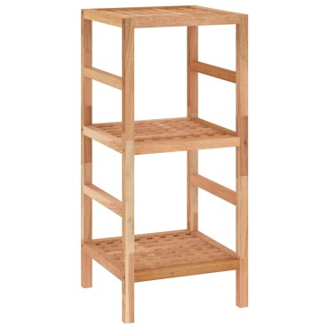 vidaXL Ραφιέρα Μπάνιου 35,5x35,5x79cm από Μασίφ Ξύλο Καρυδιάς 1 τεμ.
