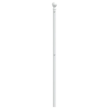 vidaXL Κεφαλάρι Λευκό Μεταλλικό 166x3x97cm 1 τεμ.