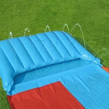 Bestway Νεροτσουλήθρα H2OGO Water Slide Tsunami Splash Ramp Double