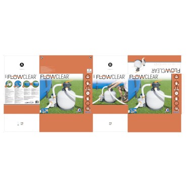 Bestway Αντλία με Φίλτρο Άμμου Flowclear 8327 Λίτρα / Ώρα