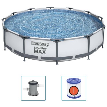 Bestway Σετ Πισίνας Steel Pro MAX 366 x 76 εκ.
