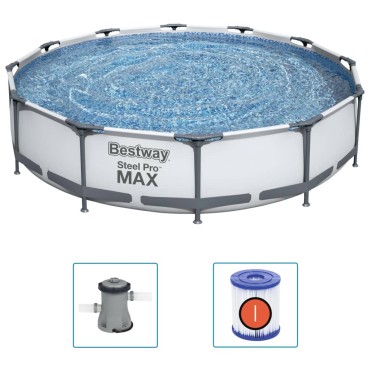 Bestway Σετ Πισίνας Steel Pro MAX 366 x 76 εκ.