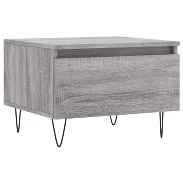 vidaXL Τραπεζάκια Σαλονιού 2 τεμ. Γκρι Sonoma 50x46x35cm Επεξ. Ξύλο