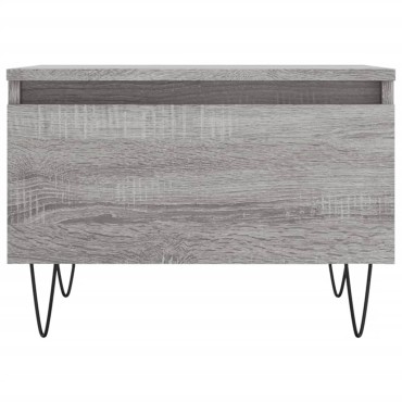 vidaXL Τραπεζάκια Σαλονιού 2 τεμ. Γκρι Sonoma 50x46x35cm Επεξ. Ξύλο