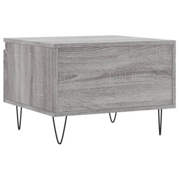 vidaXL Τραπεζάκια Σαλονιού 2 τεμ. Γκρι Sonoma 50x46x35cm Επεξ. Ξύλο