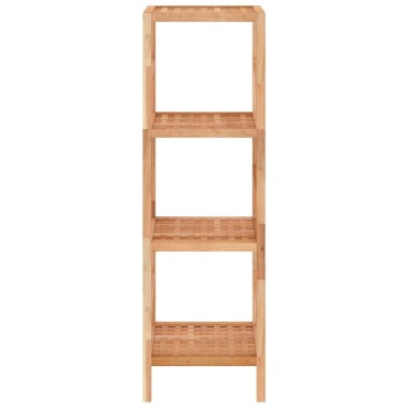 vidaXL Ραφιέρα Μπάνιου 35,5x35,5x112,5cm από Μασίφ Ξύλο Καρυδιάς 1 τεμ.