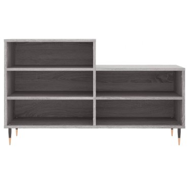 vidaXL Παπουτσοθήκη Γκρι Sonoma 102x36x60cm από Επεξεργασμένο Ξύλο