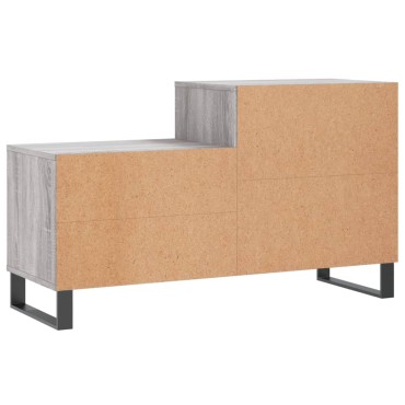 vidaXL Παπουτσοθήκη Γκρι Sonoma 102x36x60cm από Επεξεργασμένο Ξύλο