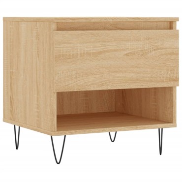 vidaXL Τραπέζια Σαλονιού 2 τεμ. Sonoma Δρυς 50x46x50cm Επεξεργ. Ξύλο