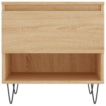 vidaXL Τραπέζια Σαλονιού 2 τεμ. Sonoma Δρυς 50x46x50cm Επεξεργ. Ξύλο