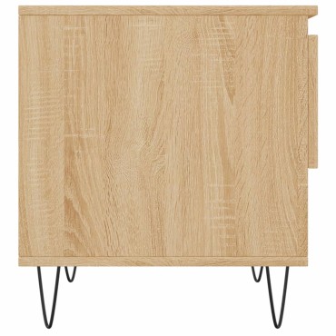 vidaXL Τραπέζια Σαλονιού 2 τεμ. Sonoma Δρυς 50x46x50cm Επεξεργ. Ξύλο