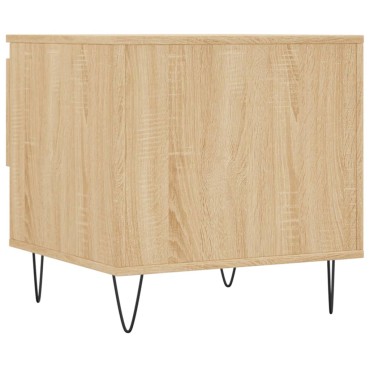 vidaXL Τραπέζια Σαλονιού 2 τεμ. Sonoma Δρυς 50x46x50cm Επεξεργ. Ξύλο