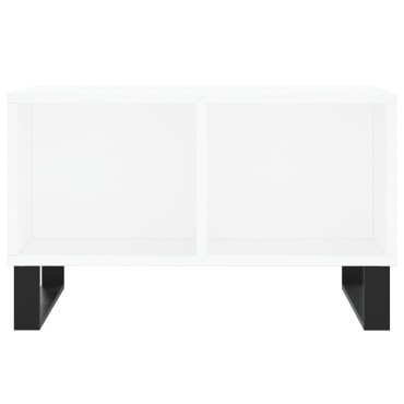 vidaXL Τραπεζάκι Σαλονιού Λευκό 60x50x36,5cm από Επεξεργασμένο Ξύλο 1 τεμ.