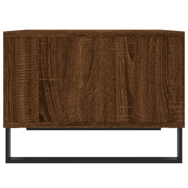 vidaXL Τραπεζάκι Σαλονιού Καφέ Δρυς 60x50x36,5cm Επεξεργασμένο Ξύλο 1 τεμ.