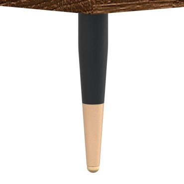 vidaXL Τραπεζάκι Σαλονιού Καφέ Δρυς 90x49x45cm Επεξεργασμ. Ξύλο 1 τεμ.