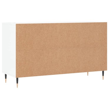 vidaXL Παπουτσοθήκη Γυαλιστερό Λευκό 102x36x60cm Επεξεργασμένο Ξύλο
