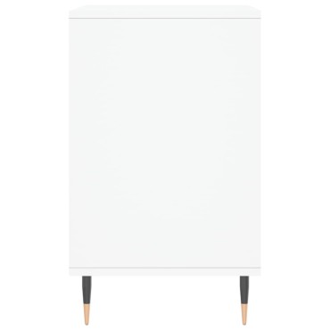 vidaXL Παπουτσοθήκη Γυαλιστερό Λευκό 102x36x60cm Επεξεργασμένο Ξύλο