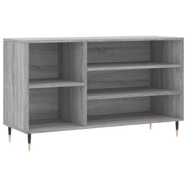 vidaXL Παπουτσοθήκη Γκρι Sonoma 102x36x60cm από Επεξεργασμένο Ξύλο