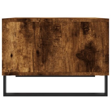 vidaXL Τραπεζάκι Σαλονιού Καπνιστή Δρυς 60x50x36,5cm Επεξεργασμ. Ξύλο 1 τεμ.
