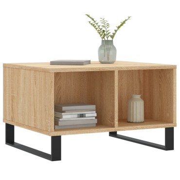 vidaXL Τραπεζάκι Σαλονιού Sonoma Δρυς 60x50x36,5cm Επεξεργασμένο Ξύλο 1 τεμ.