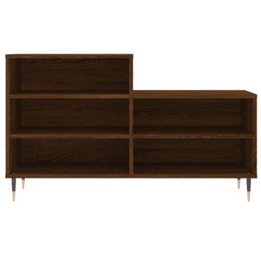 vidaXL Παπουτσοθήκη Καφέ Δρυς 102x36x60cm από Επεξεργασμένο Ξύλο