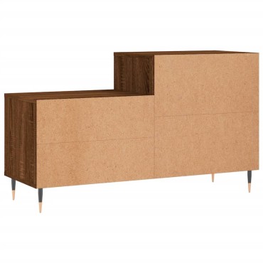 vidaXL Παπουτσοθήκη Καφέ Δρυς 102x36x60cm από Επεξεργασμένο Ξύλο