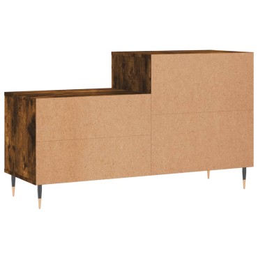 vidaXL Παπουτσοθήκη Καπνιστή Δρυς 102x36x60cm από Επεξεργασμένο Ξύλο