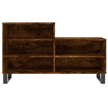 vidaXL Παπουτσοθήκη Καπνιστή Δρυς 102x36x60cm από Επεξεργασμένο Ξύλο