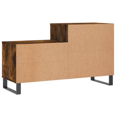 vidaXL Παπουτσοθήκη Καπνιστή Δρυς 102x36x60cm από Επεξεργασμένο Ξύλο