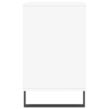 vidaXL Παπουτσοθήκη Γυαλιστερό Λευκό 102x36x60cm Επεξεργασμένο Ξύλο