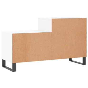 vidaXL Παπουτσοθήκη Γυαλιστερό Λευκό 102x36x60cm Επεξεργασμένο Ξύλο