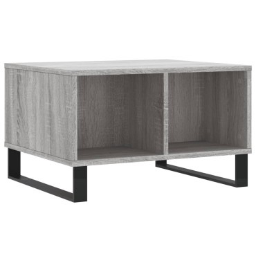 vidaXL Τραπεζάκι Σαλονιού Γκρι Sonoma 60x50x36,5cm Επεξεργασμένο Ξύλο 1 τεμ.