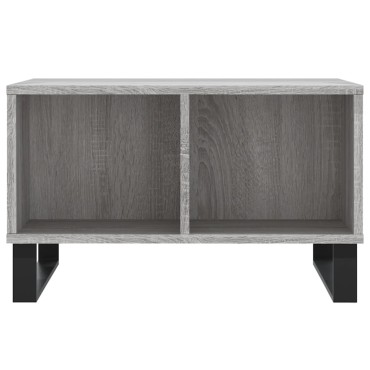 vidaXL Τραπεζάκι Σαλονιού Γκρι Sonoma 60x50x36,5cm Επεξεργασμένο Ξύλο 1 τεμ.