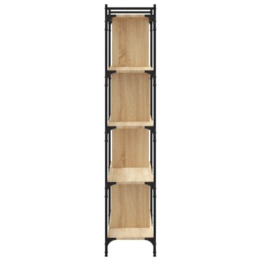 vidaXL Βιβλιοθήκη 5 Επιπέδων Sonoma Δρυς 76x32x158cm Επεξ. Ξύλο 1 τεμ.