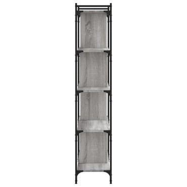 vidaXL Βιβλιοθήκη 5 Επιπέδων Γκρι Sonoma 76x32x158cm Επεξ. Ξύλο 1 τεμ.
