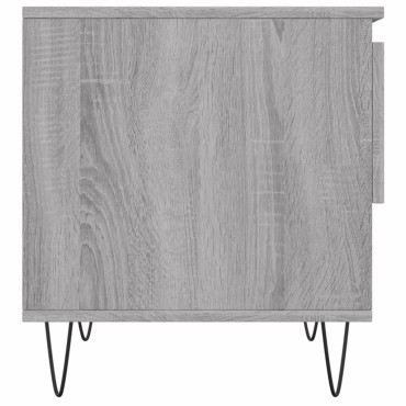 vidaXL Τραπεζάκια Σαλονιού 2 τεμ. Γκρι Sonoma 50x46x50cm Επεξ. Ξύλο