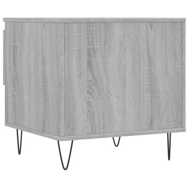 vidaXL Τραπεζάκια Σαλονιού 2 τεμ. Γκρι Sonoma 50x46x50cm Επεξ. Ξύλο